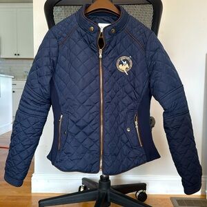 Quilted Jacket, Intl Newport Polo Series insignia. New, perfect condition.